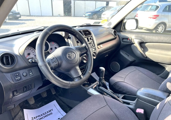 Toyota RAV4 cena 21800 przebieg: 287000, rok produkcji 2004 z Siemianowice Śląskie małe 56